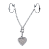 Cottelli Lingerie Labia Clips With Rhinestone Pendant