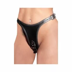 Zado Leather G-string With Internal Dildos