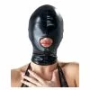 Bad Kitty Black Open Mouth Wet Look Hood Mask