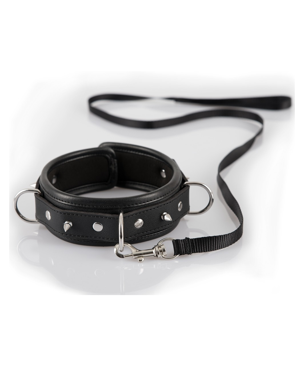 Bad Kitty Studded Collar With Leash - Image 2
