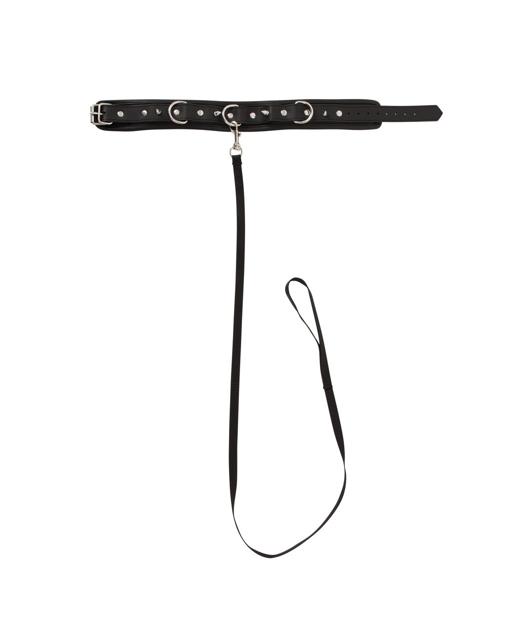 Bad Kitty Studded Collar With Leash - Image 4