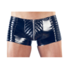 Black Level Black Vinyl Biker Style Trunks