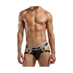 Male Power Peep Show Black Net Jock