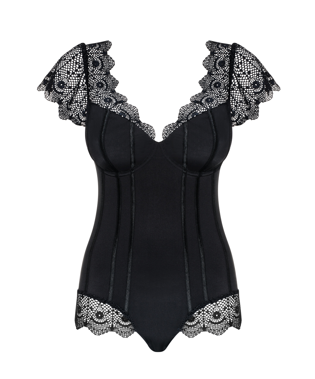 Obsessive Moketta Black Bodysuit - Image 3