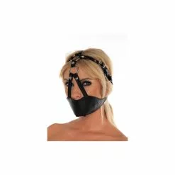 Let's Play Black Leather Mask