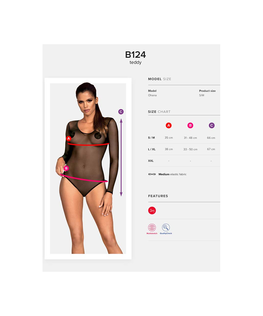 Obsessive Black See Through Bodysuit - Image 5