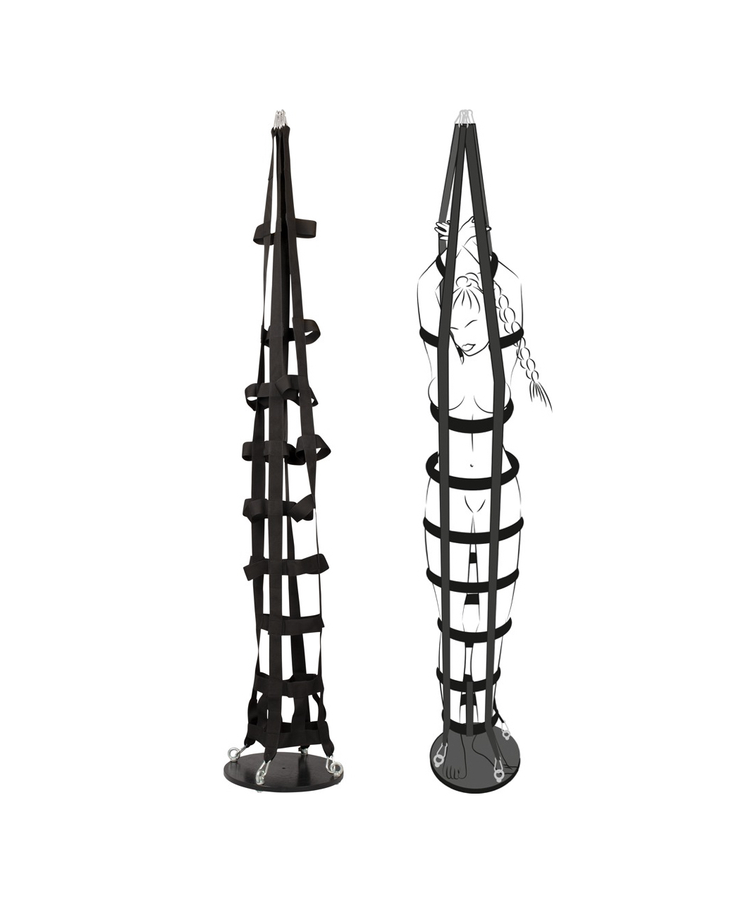 Bad Kitty Hanging Strap Cage