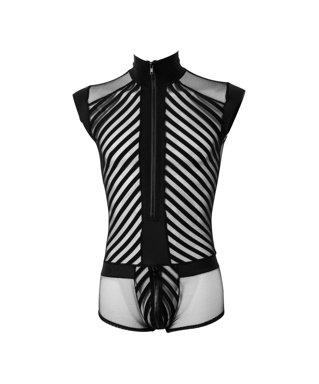 Svenjoyment Black Net Playsuit - Image 3