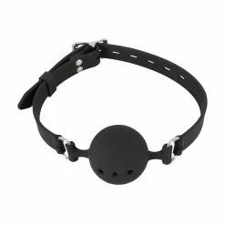 Bad Kitty Black Silicone Ball Gag