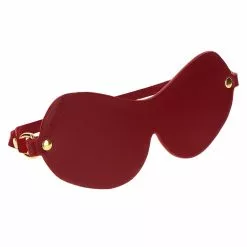 Taboom Burgundy Faux Leather Blindfold