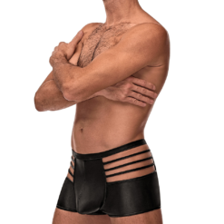 Male Power Cage Black Matte Look Boxer Briefs