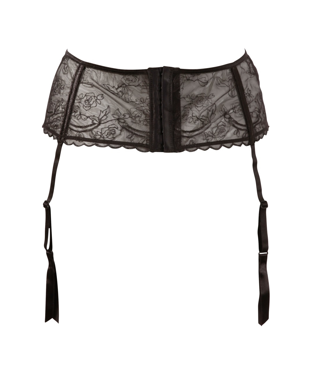 Cottelli Lingerie Black Suspender Belt - Image 4