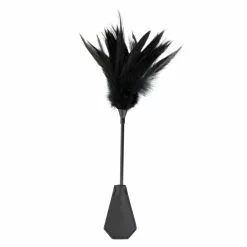 Darkness Black Feather Crop