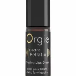 Orgie Electric Fellatio Tingling Lip Gloss For Oral Sex & Kissing (10 Ml)