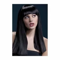 Fever Alexia Black Long Straight Wig