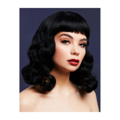 Fever Bettie Black Wig With Short Fringe