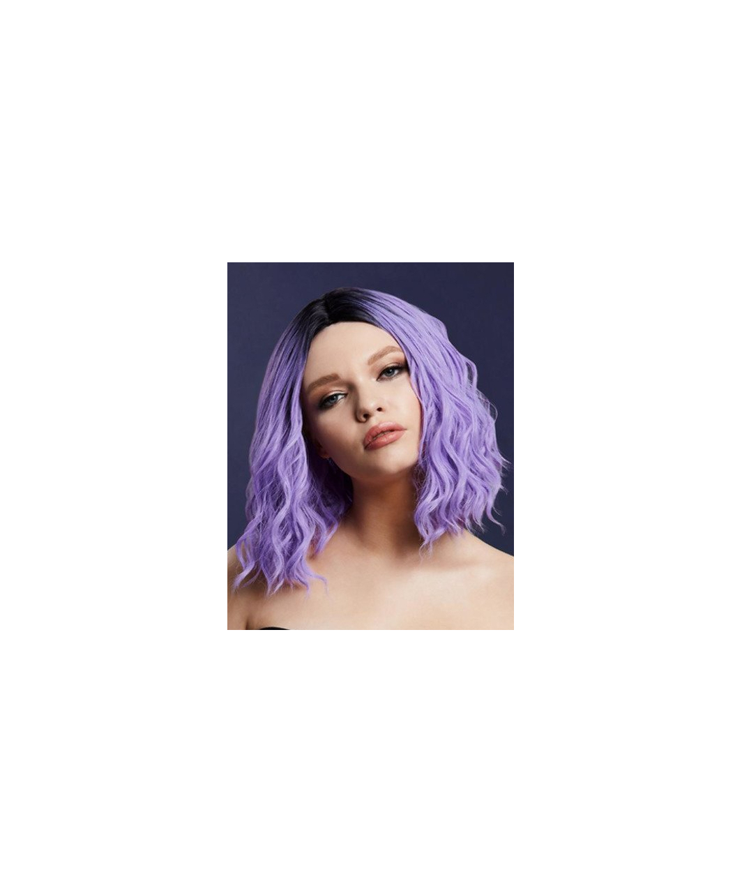 Fever Cara Violet/black Ombre Short Wavy Wig