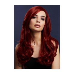 Fever Khloe Ruby Red Long Wave Wig