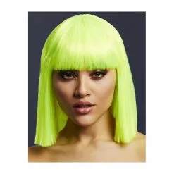 Fever Lola Neon Lime Short Wig