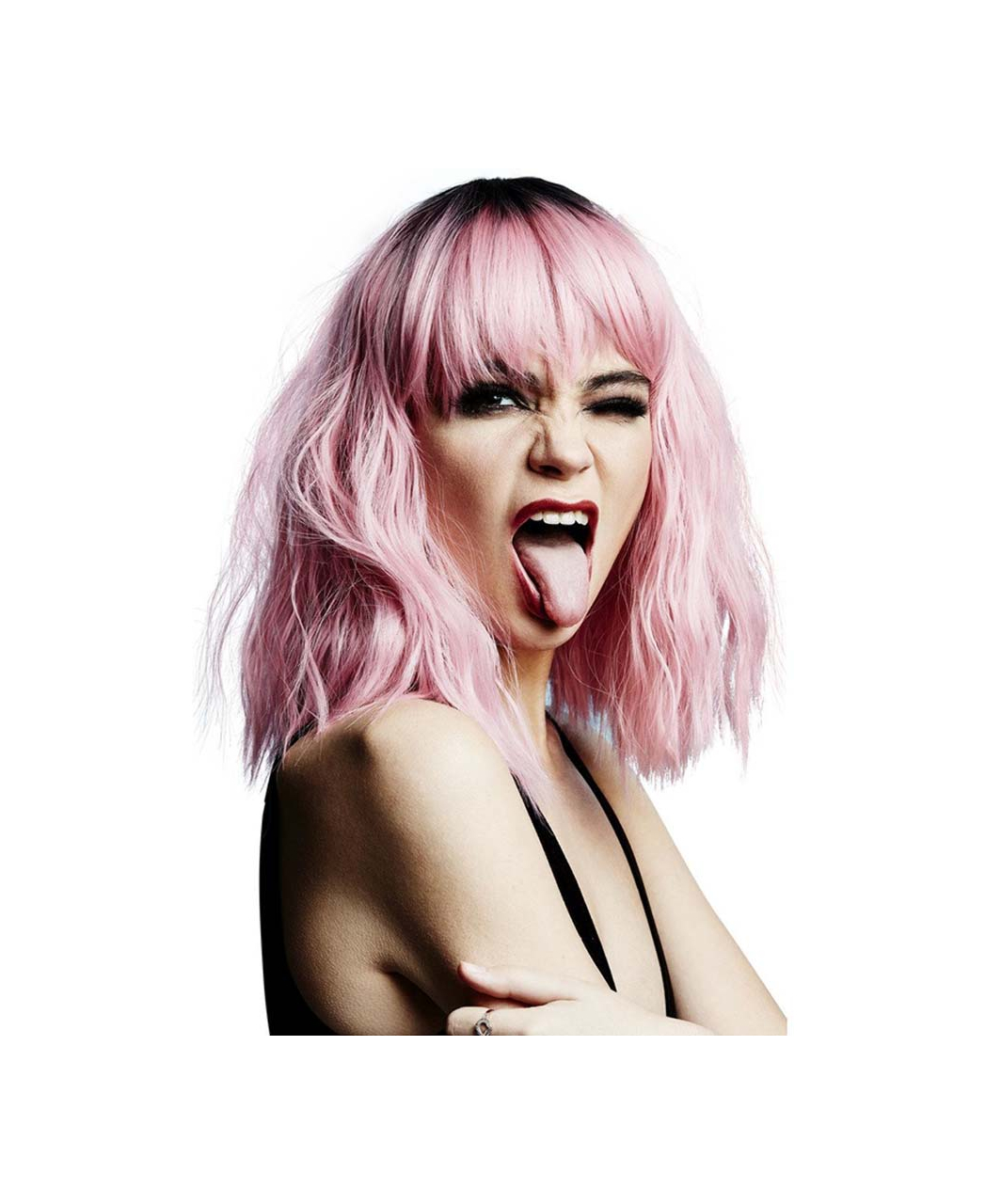 Fever Manic Panic Trash Goddess Pink Wig - Image 2