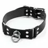 HEL Milano Leather Collar With Metal Ring