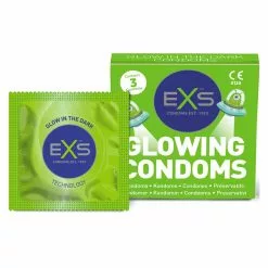 EXS Glowing Condoms (3 Pcs)