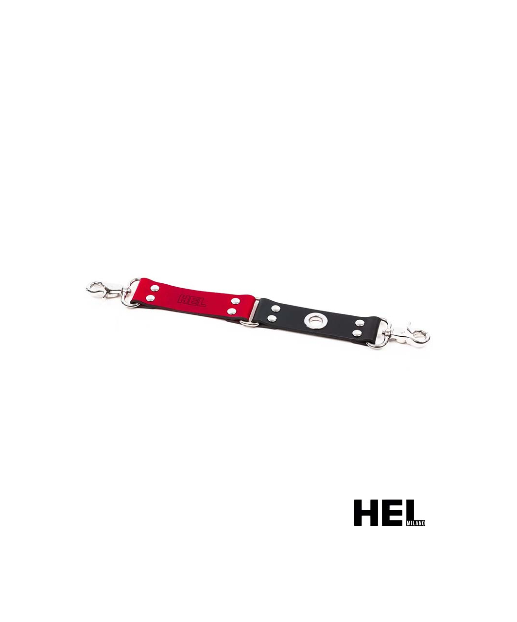 HEL Milano 27 Cm Long Leather Connector With Snap Hooks