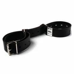 HEL Milano Black Leather Hobble Belt