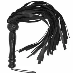 Mister B ādas Pātaga Ar Koka Rokturi