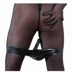 Late X Latex Briefs With Anal Dildo