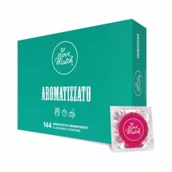Love Match Aromatizzato Flavoured Condom Combo (144 Pcs)