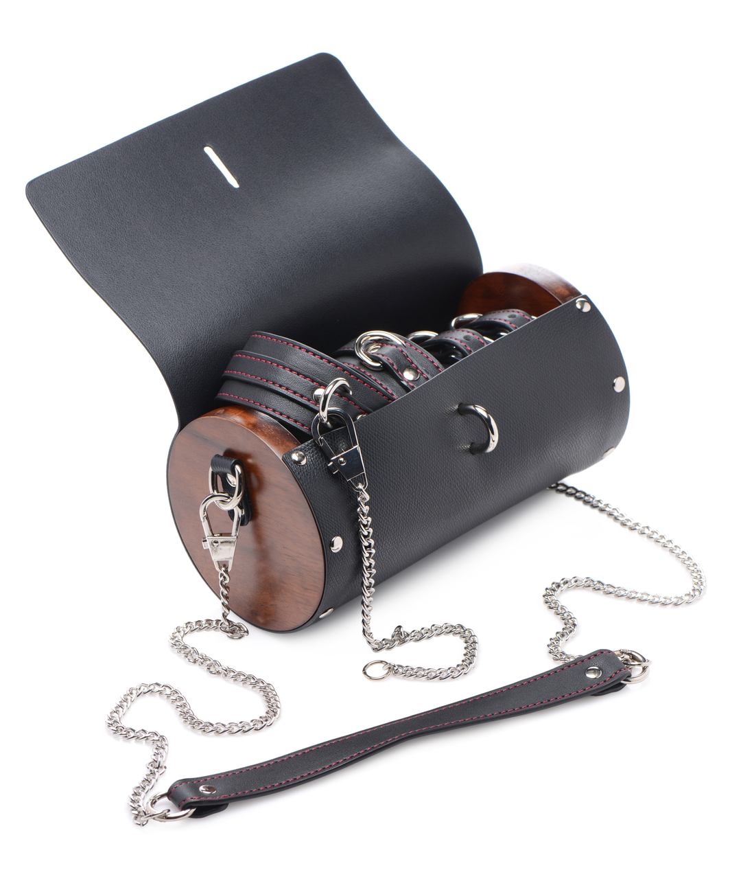Master Series Kinky Clutch Leatherette Bondage Set With Carrying Case - Image 5