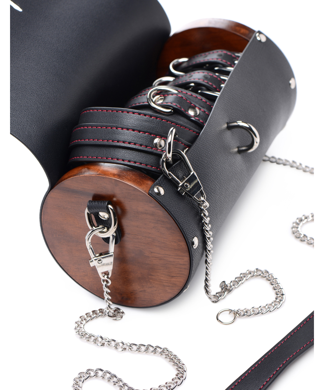 Master Series Kinky Clutch Leatherette Bondage Set With Carrying Case - Image 6