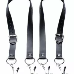 Master Series Labia Spreader Straps With Clamps