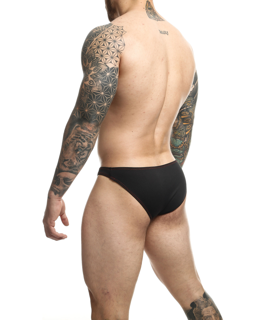 MOB Tucan Black Funny Mens Bikini Briefs - Image 4