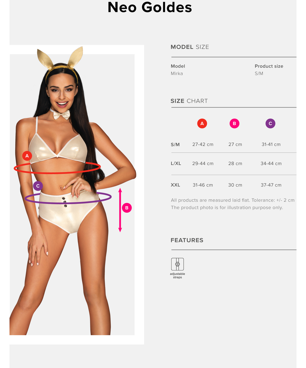 Obsessive Neo Goldes Sexy Bunny Shiny Set - Image 5
