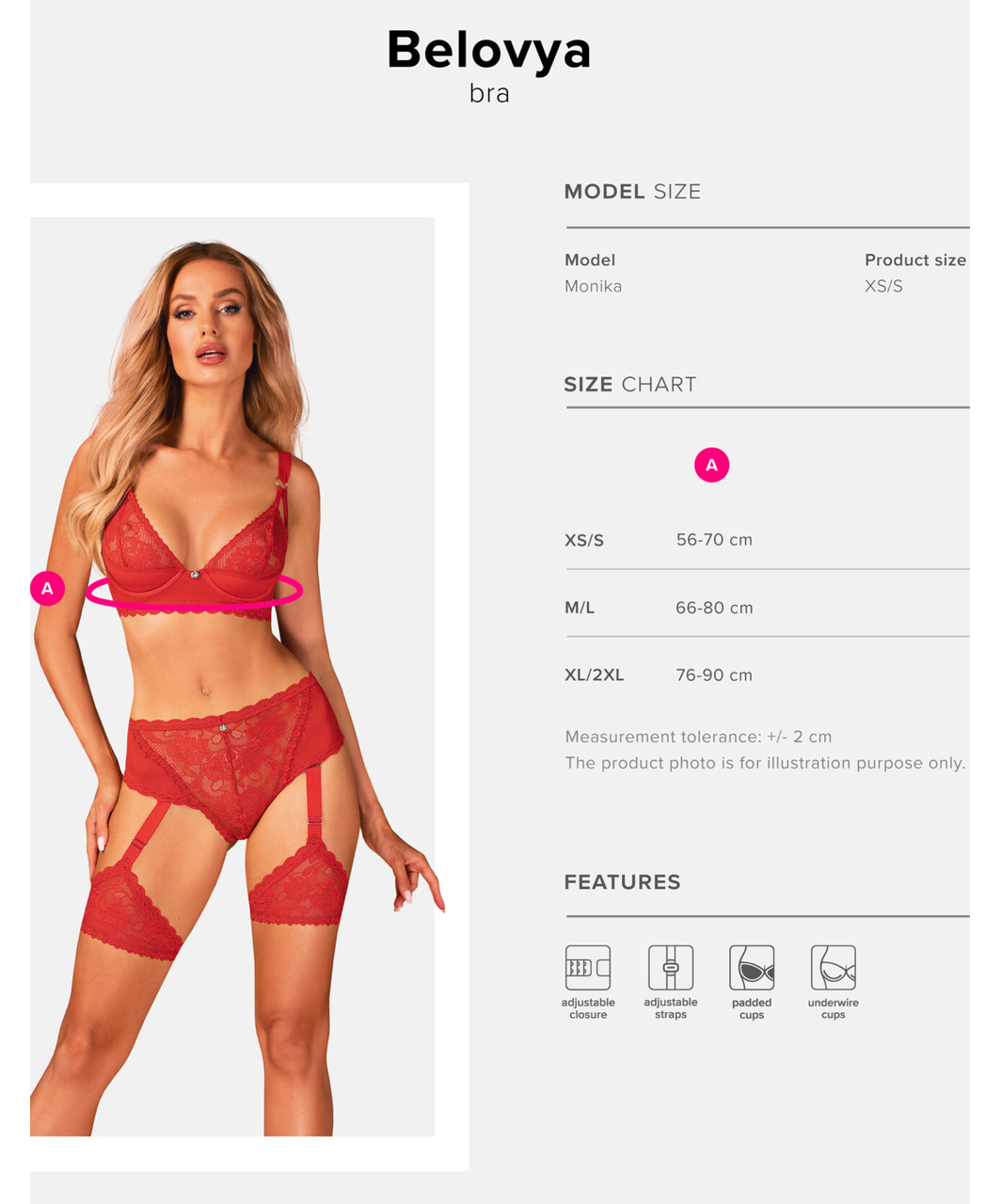 Obsessive Belovya Red Bra - Image 5