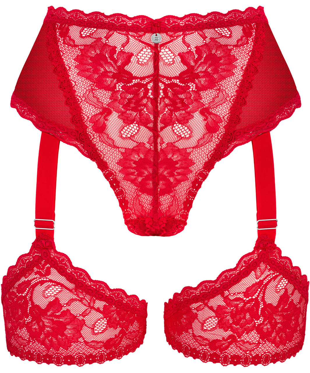 Obsessive Belovya Red Garter Briefs - Image 3