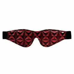 Ouch! Burgundy Vinyl Blindfold