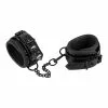 Ouch! Black Vinyl Ankle Cuffs