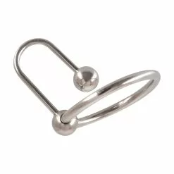 Shots - Steel Shots Steel Penis Plug With Glans Ring