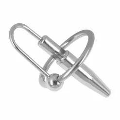 Shots - Steel Shots Steel Penis Plug With Glans Ring