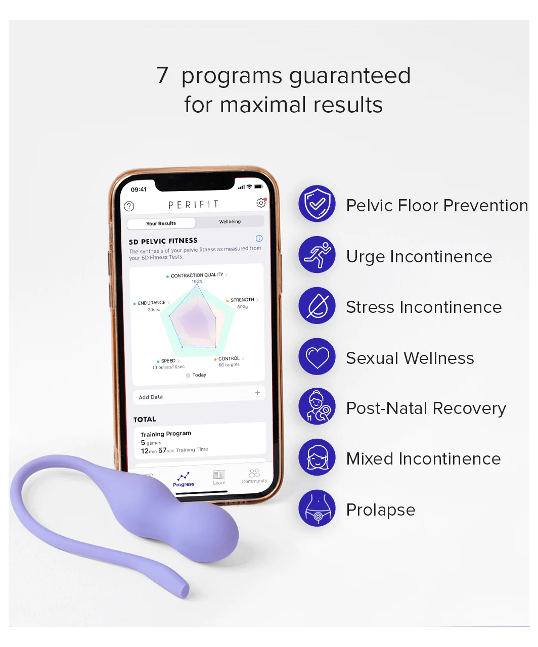 Perifit Care+ Pelvic Floor Trainer With App Control - Image 3