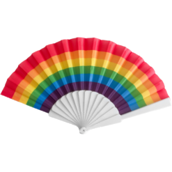 Rainbow Pride Hand Fan