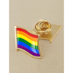 Rainbow Pride LGBT Flag Gloss Enamel Lapel Pin