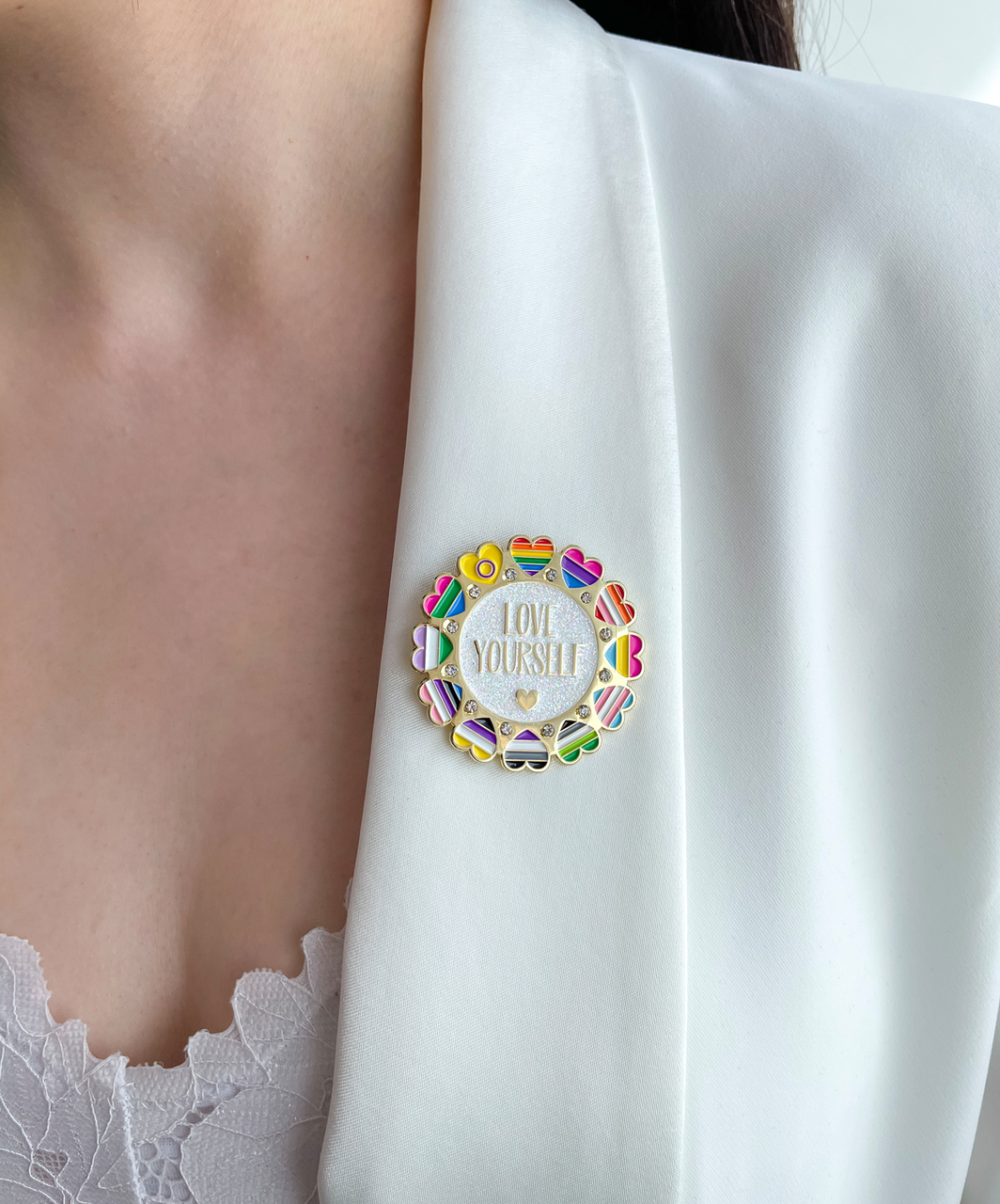 Rainbow Pride Spectrum Pin - Image 4