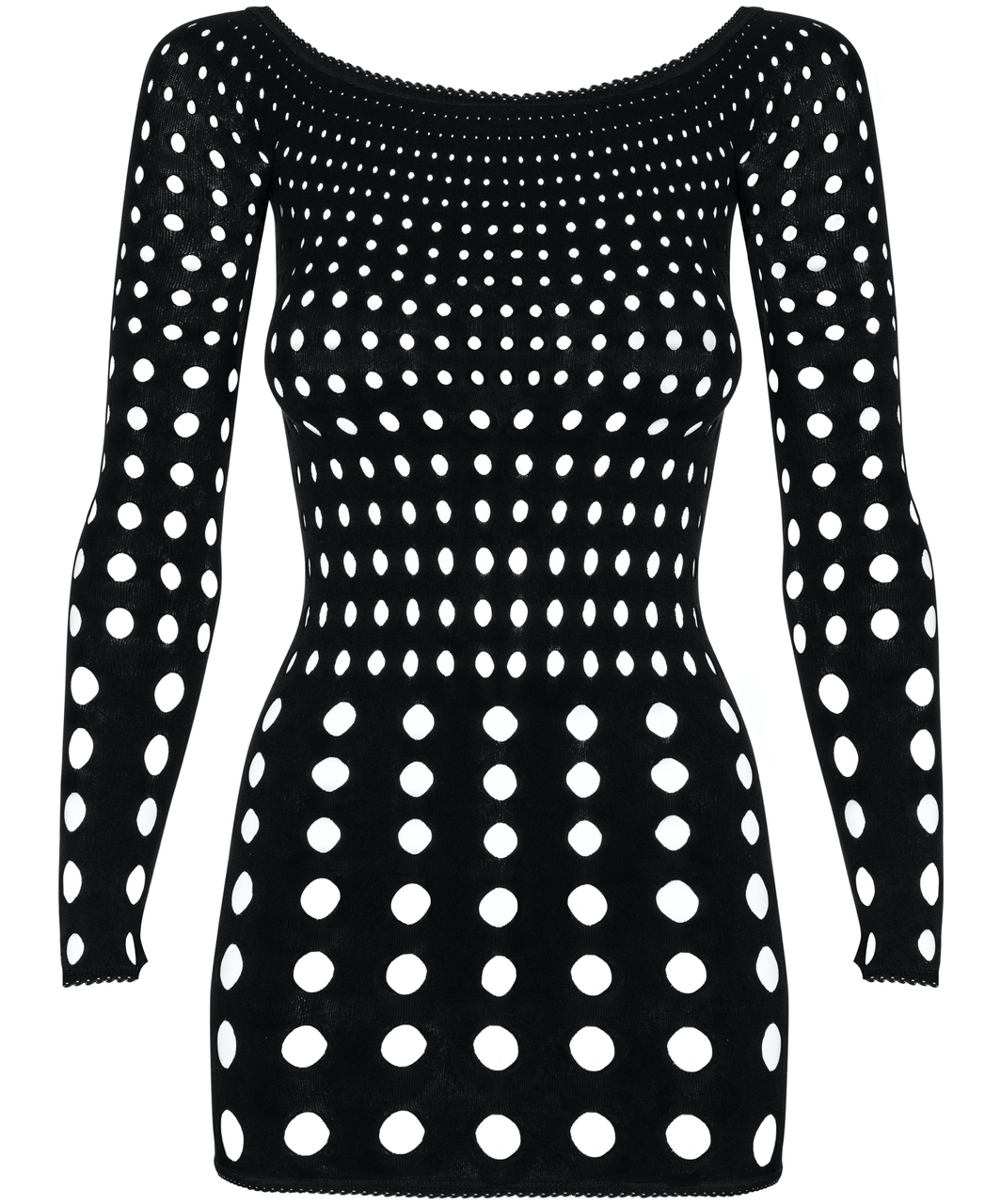 Obsessive Black Bodycon Mini Dress - Image 2