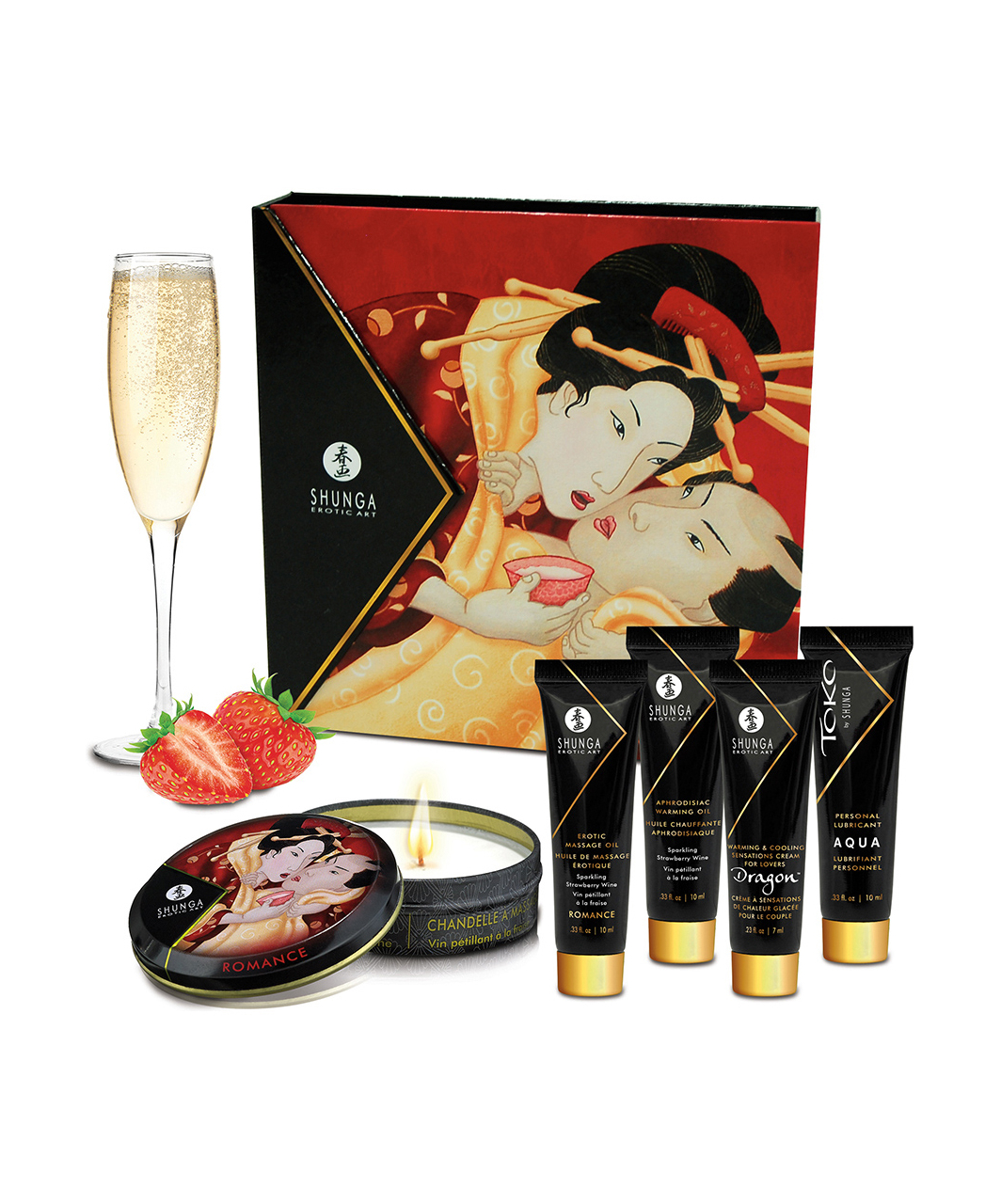 Shunga Geisha's Secret Sparkling Strawberry Wine
