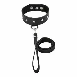 Sportsheets Leather Collar & Leash