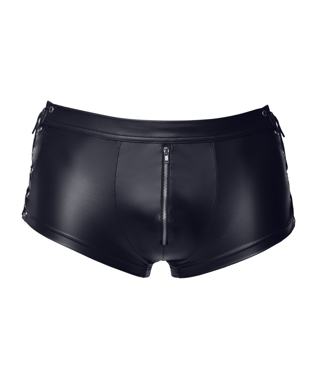 Svenjoyment Black Matte Look Trunks With Side Lacing - Image 5